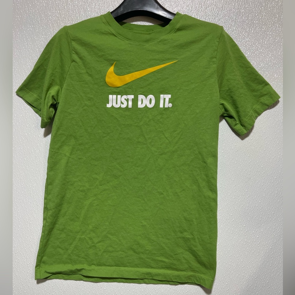 3/$10 Nike Green Tee with Gold Swoosh